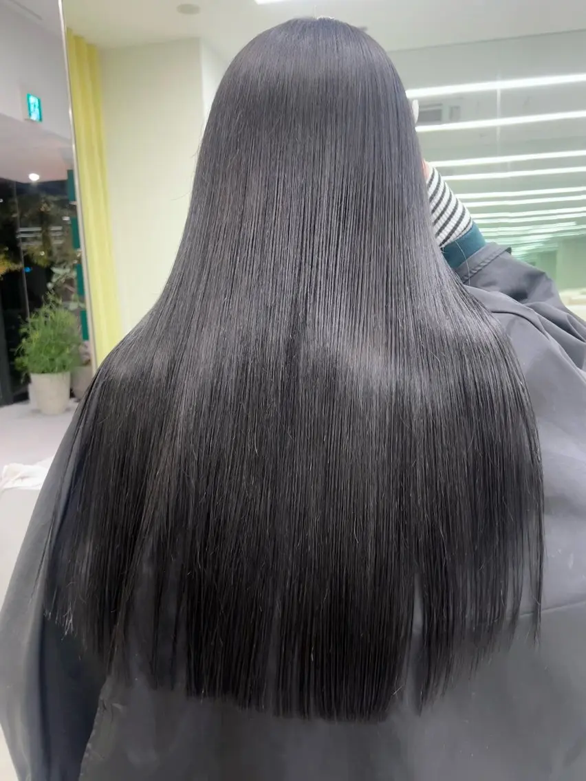 ロング カラー カット ヘアカラー トリートメント ブリーチなしカラー/ レイヤー/ASARIのヘアスタイル