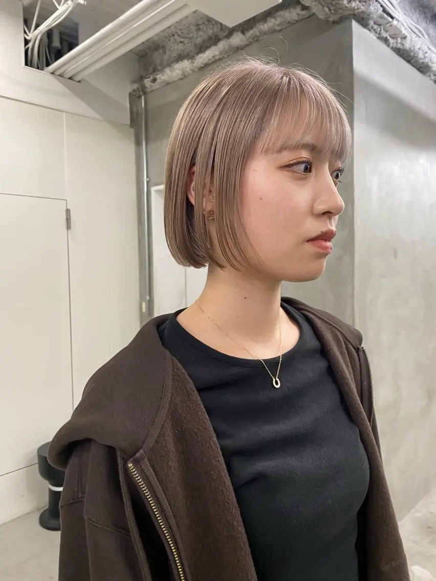 ショート カラー 無料カットモデル募集 🌱ひょうがのヘアスタイル