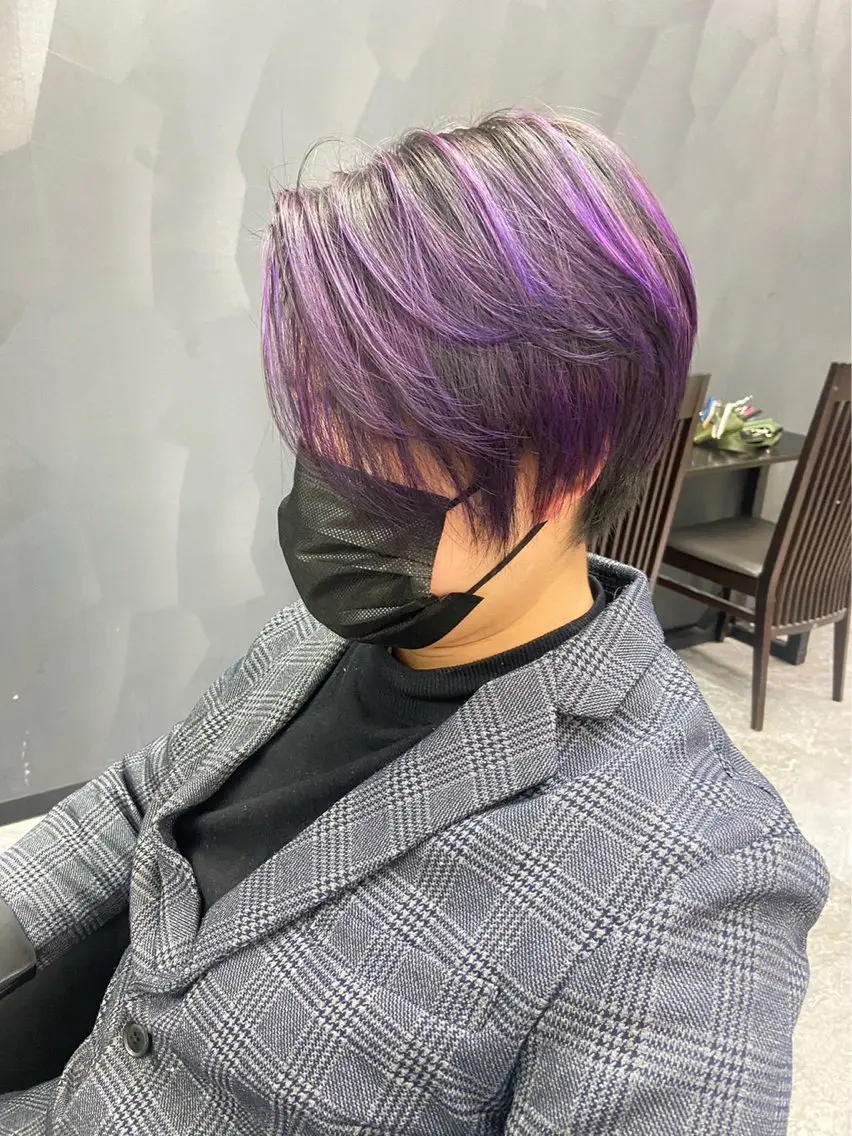 ショート ヘアカラー 北村 理奈のヘアスタイル
