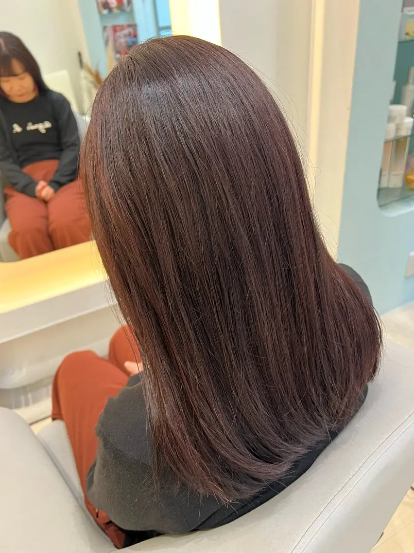 ミディアム カラー カット 堀井 凌平のヘアスタイル