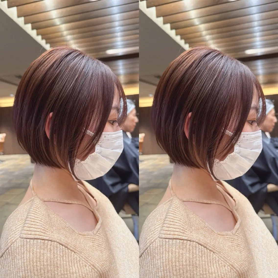 ショート カット ヘアカラー トリートメント 似合わせ松本 容政のヘアスタイル