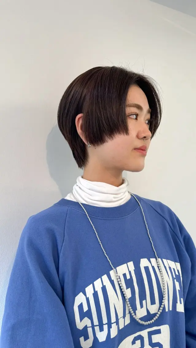 ショート カラー ハンサムショート ショートヘア Seeknext // Rukaのヘアスタイル