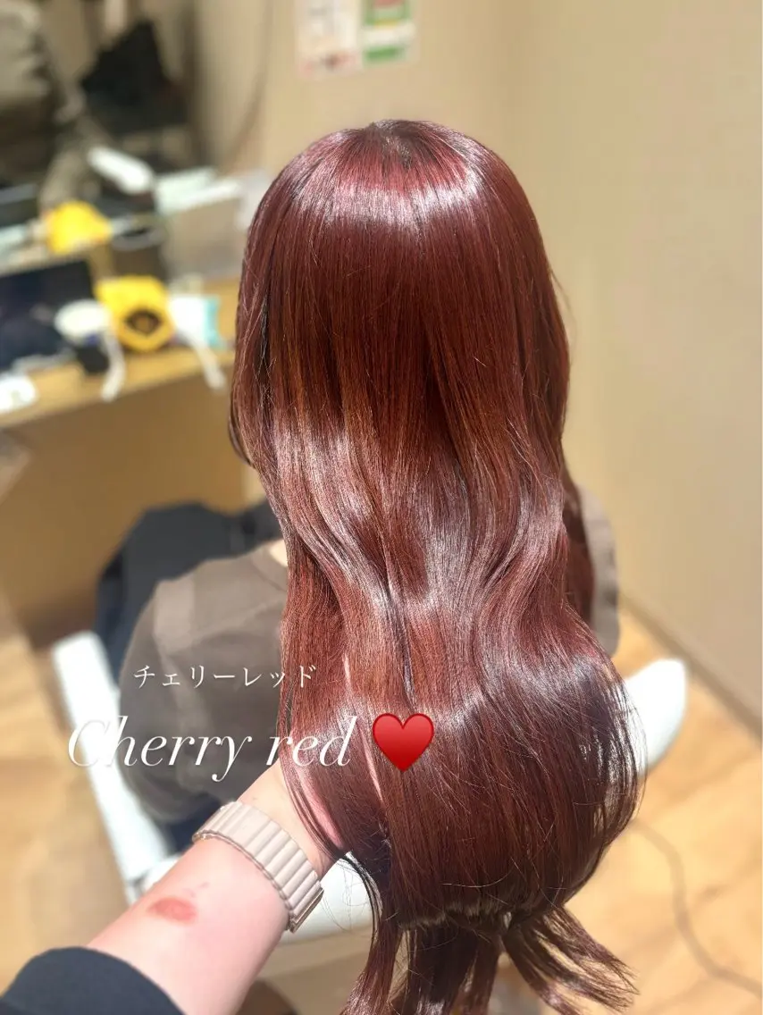 ロング ヘアカラー 中島愛佳🐥⸒⸒ 縮毛矯正/艶髪カラーのヘアスタイル
