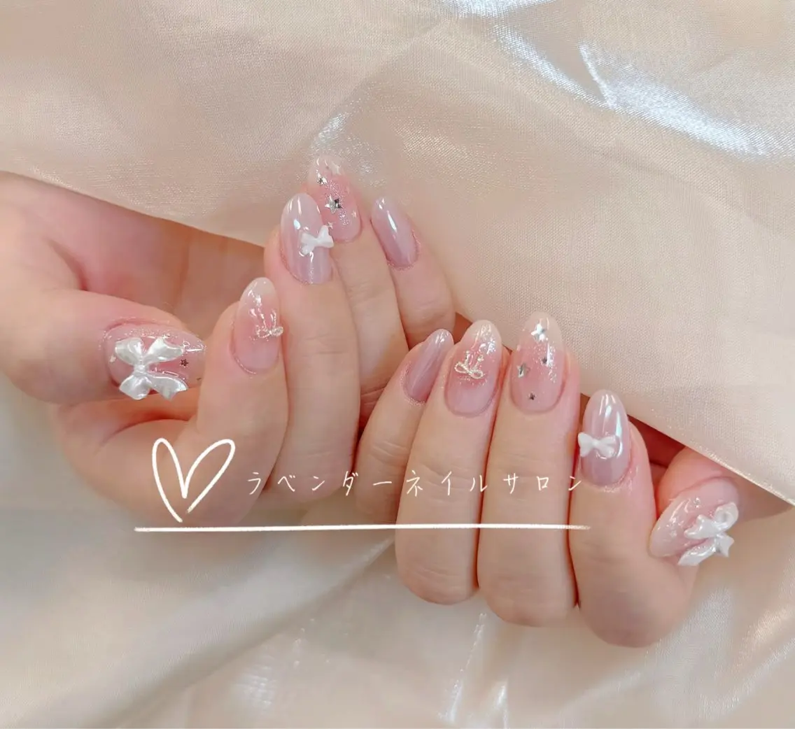 ネイル ラベンダー💖日暮里 ルル💖ネイルのネイルデザイン