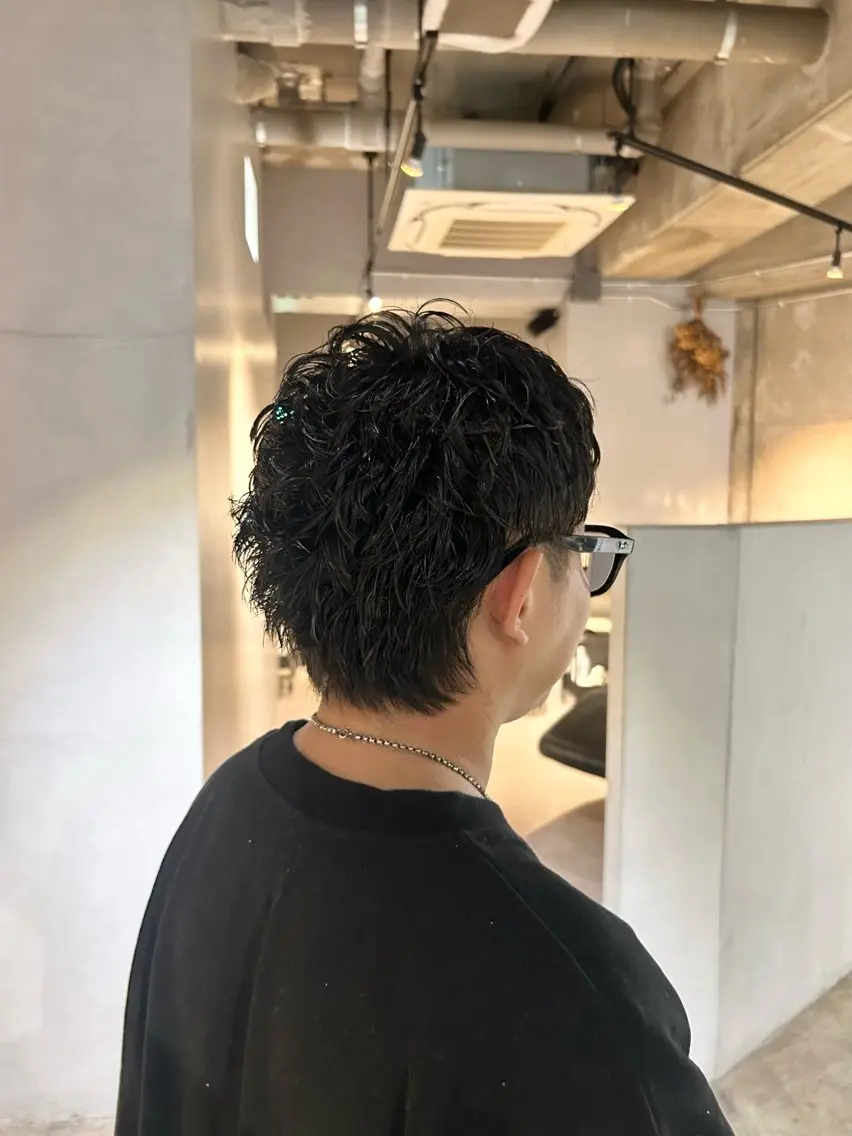 (U25)〖men's〗 cut + perm🌀の写真
