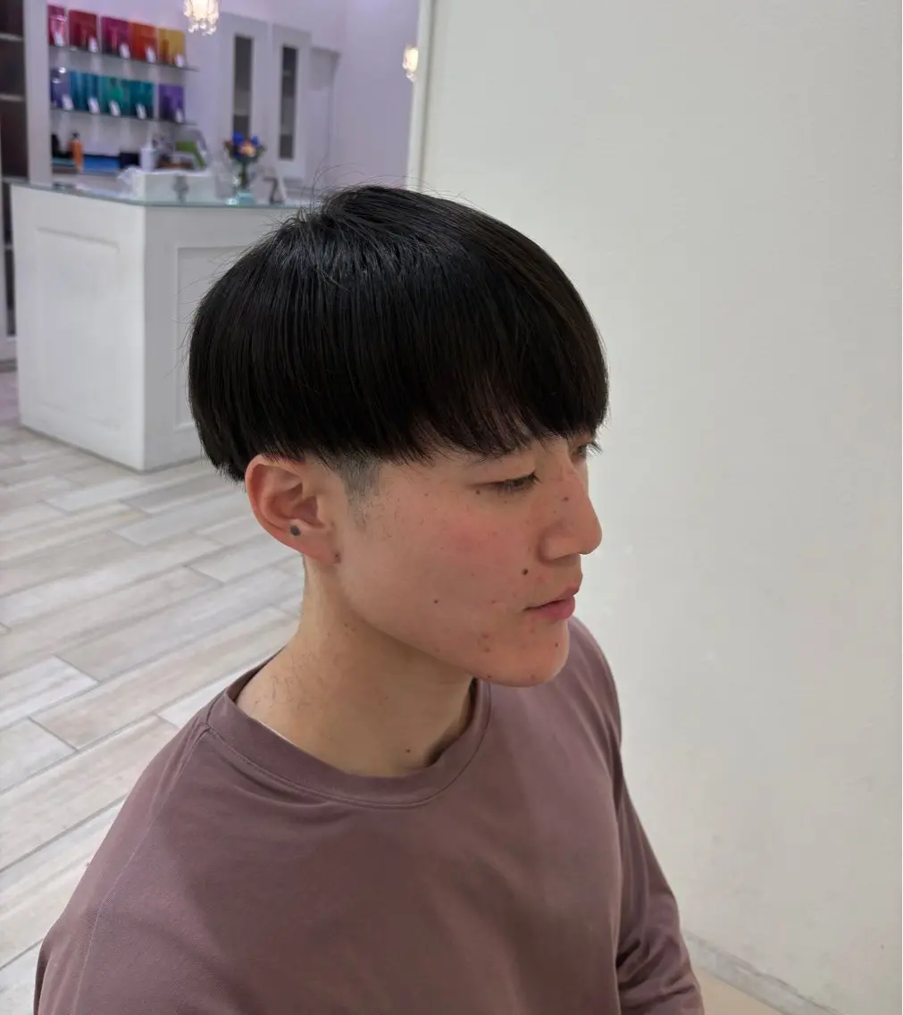 メンズ マッシュ 中西 音葉のヘアスタイル