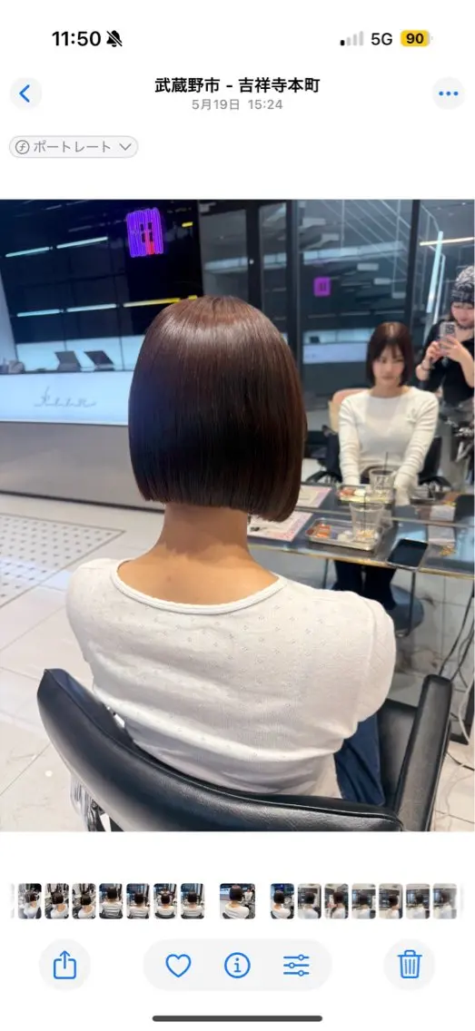 ショート ボブ ヘアカラー keen吉祥寺🐆 レイヤー/NAO🩶のヘアスタイル