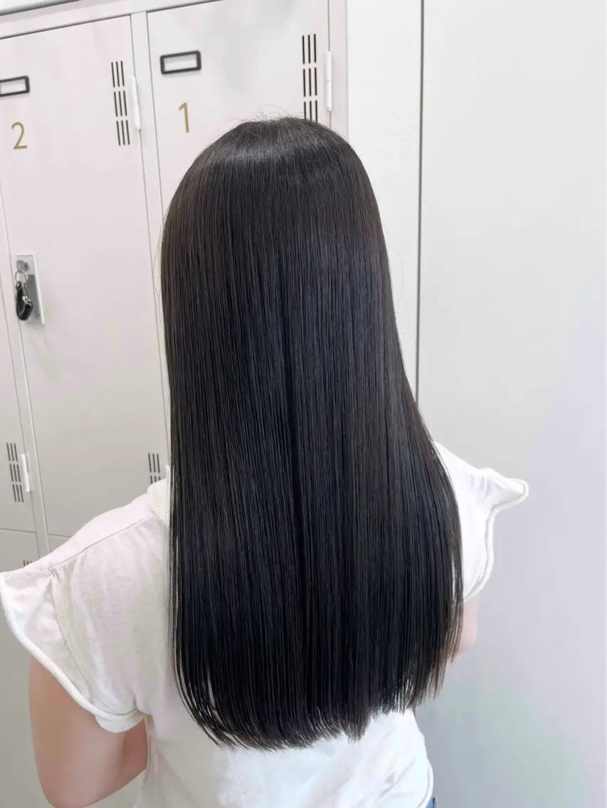 ロング カラー パーマ 縮毛矯正 トリートメント 上尾/ママ美容師🫧 𝐌𝐞𝐢のヘアスタイル