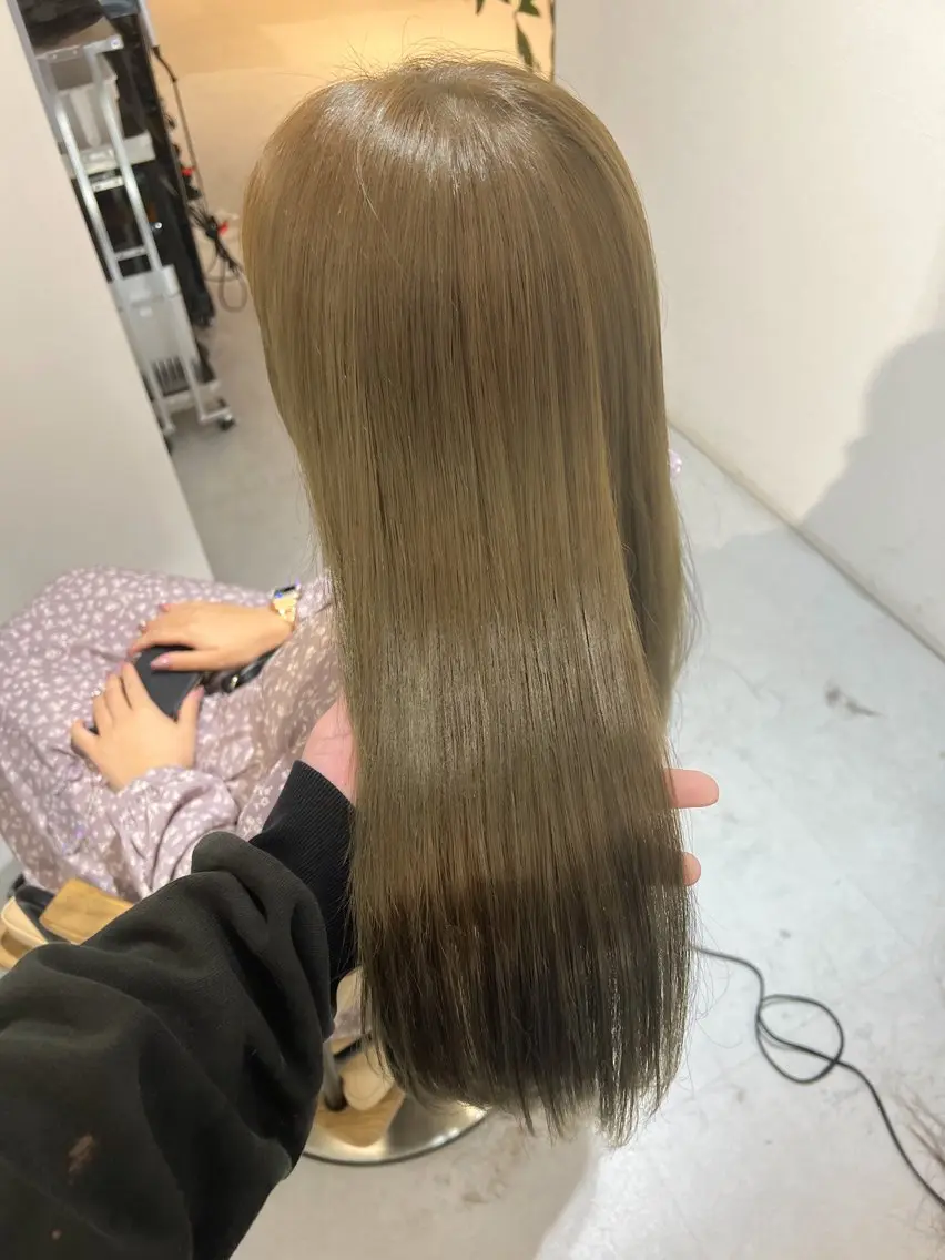 ロング カラー ヘアアレンジ ✨韓国/外国人風✨ 江原巧のヘアスタイル