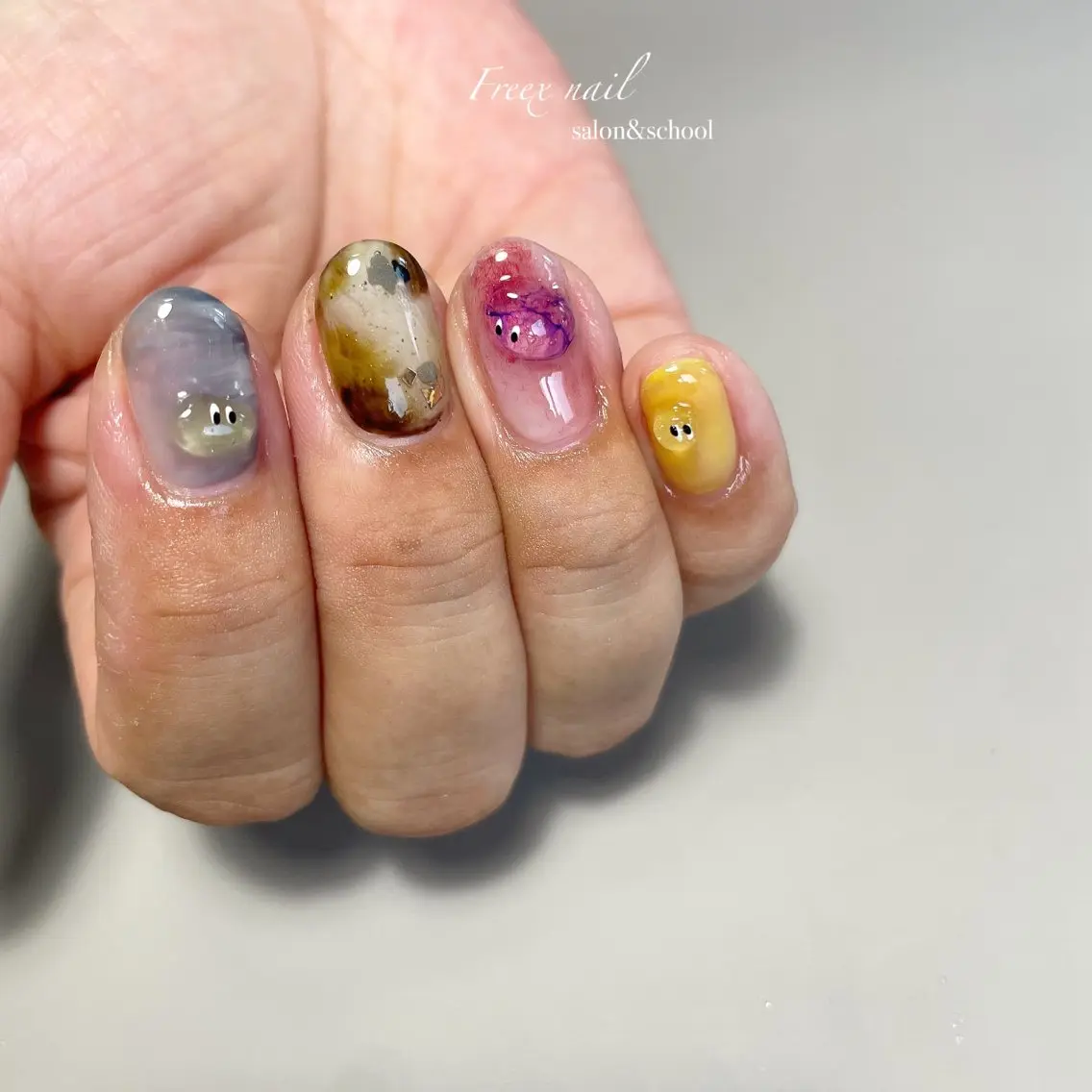 ネイル ハンドネイル フットネイル freex nail /ニュアンス/個性派のネイルデザイン