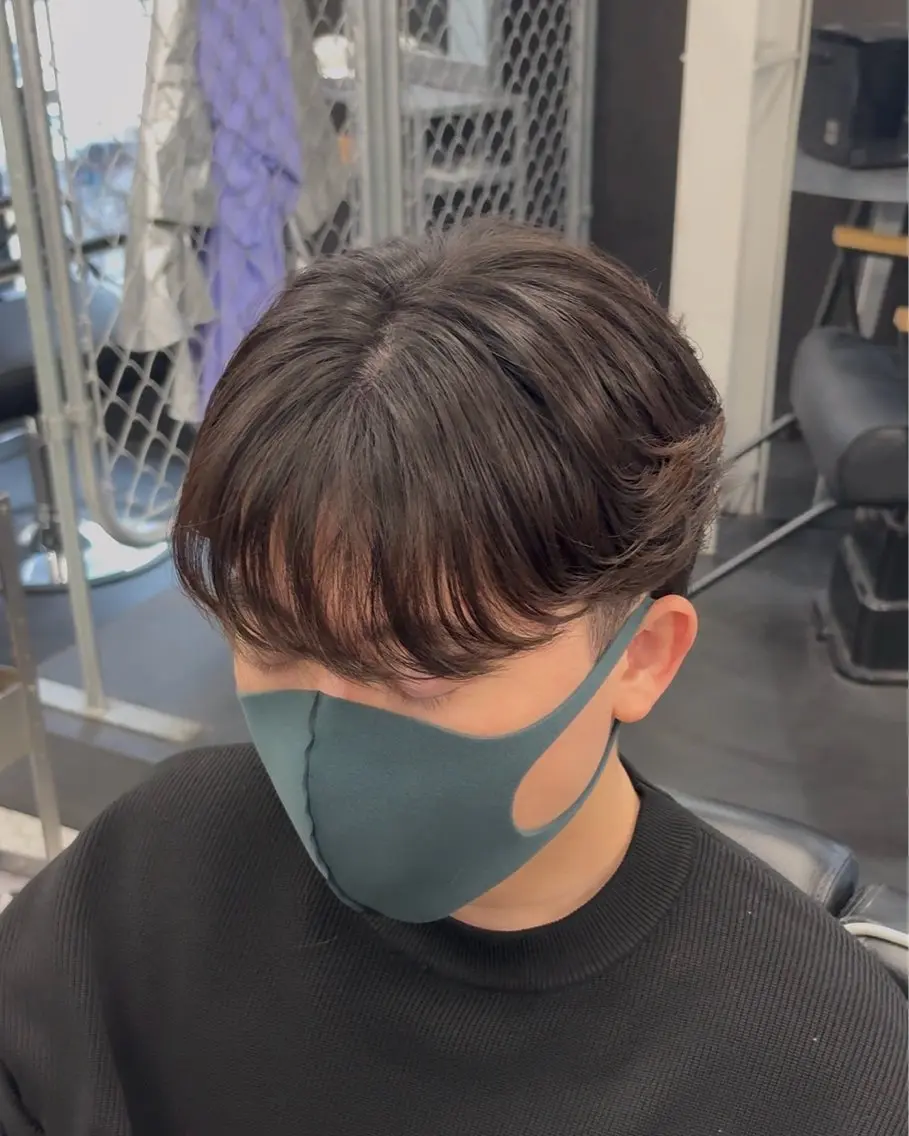 メンズ カット パーマ RIPLAY/草津 田中凜鳳のヘアスタイル
