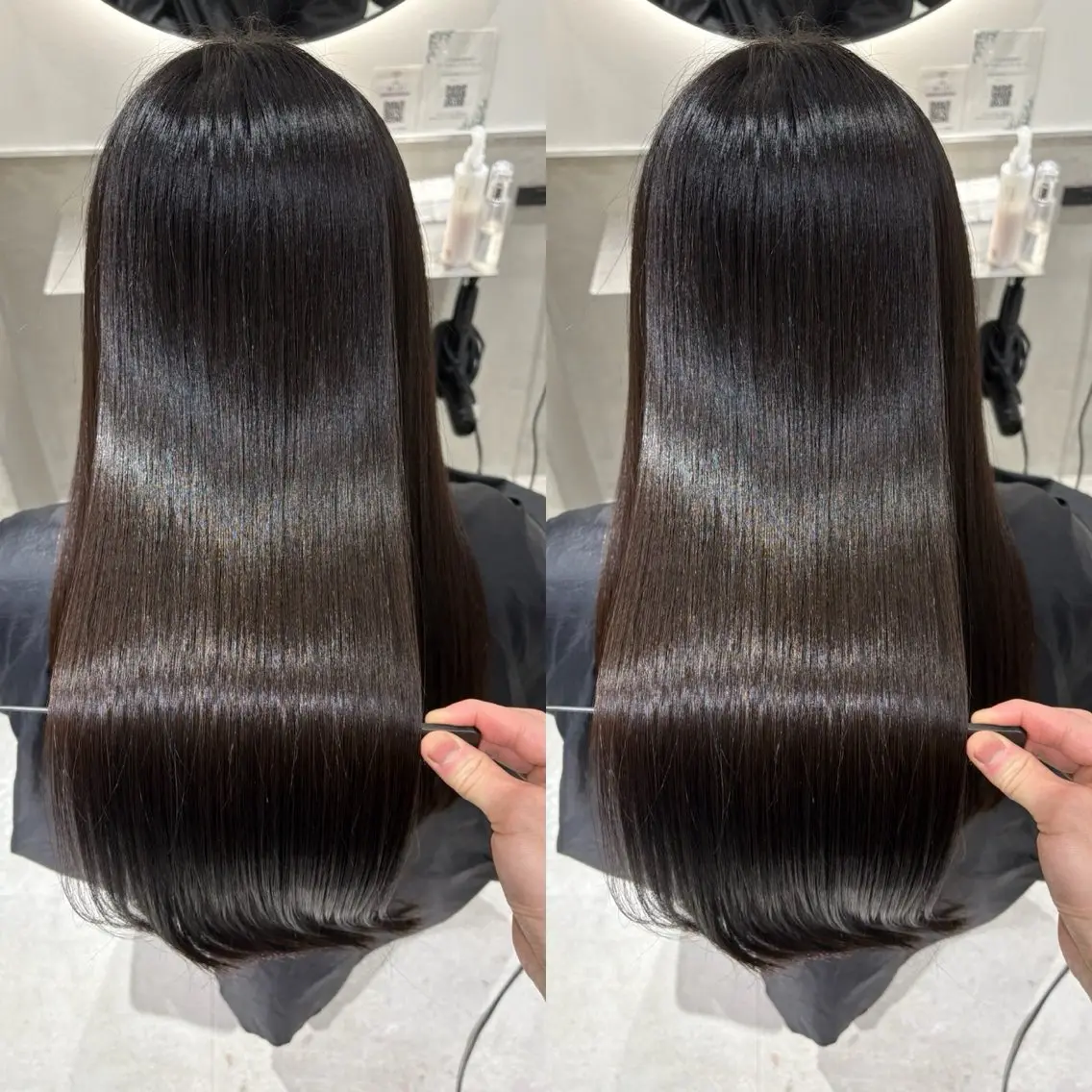 ロング カラー 縮毛矯正 トリートメント 髪質改善カラー/銀座 /縮毛矯正/森田のヘアスタイル