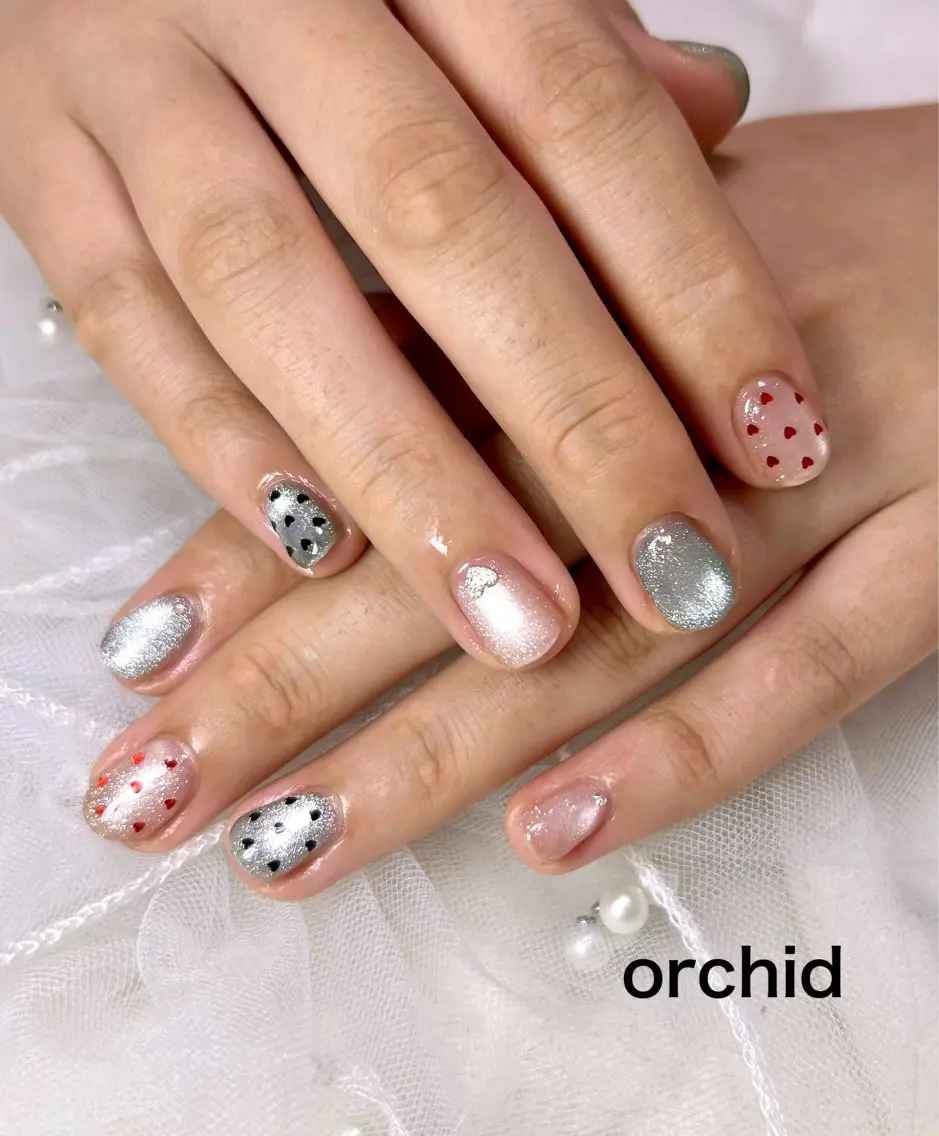 ネイル ハンドネイル orchid ♡オーキッドのネイルデザイン