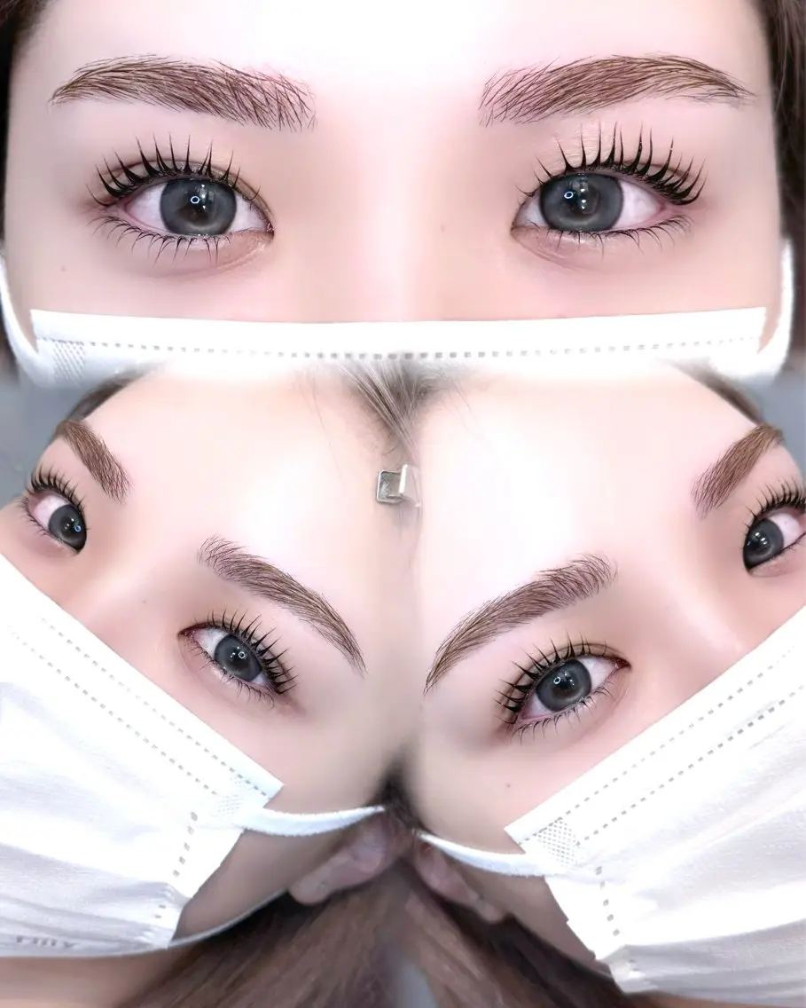 【🎀ミニモ学割U24🎀】まつ毛パーマ(ブラックティント付き🖤)の写真