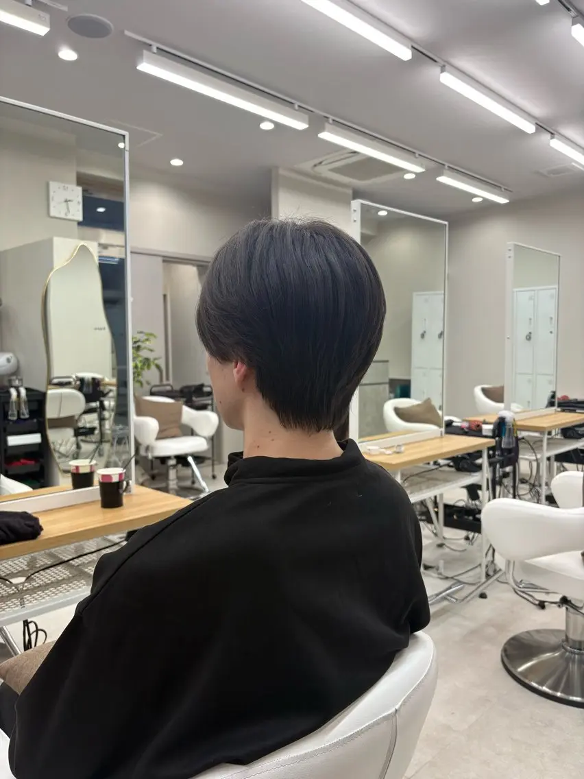 ミディアム メンズ 似合わせカット トリートメント manami/ ハッシュレイヤーのヘアスタイル