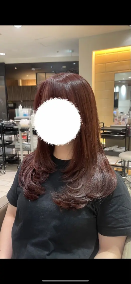 ロング 【AIR銀座】 園田萌華のヘアスタイル