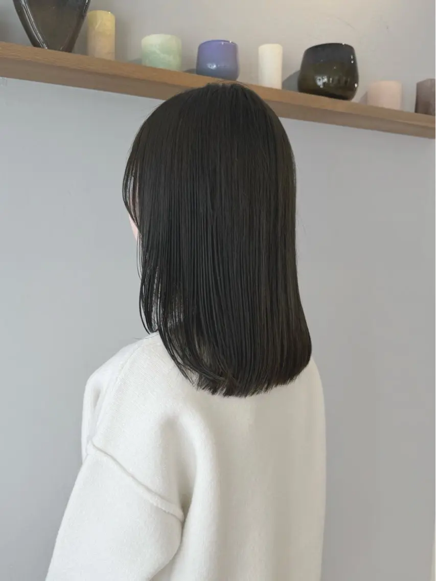 ミディアム カラー カット ヘアカラー Lomalia 🤍🫧/makoのマツエク・マツパデザイン
