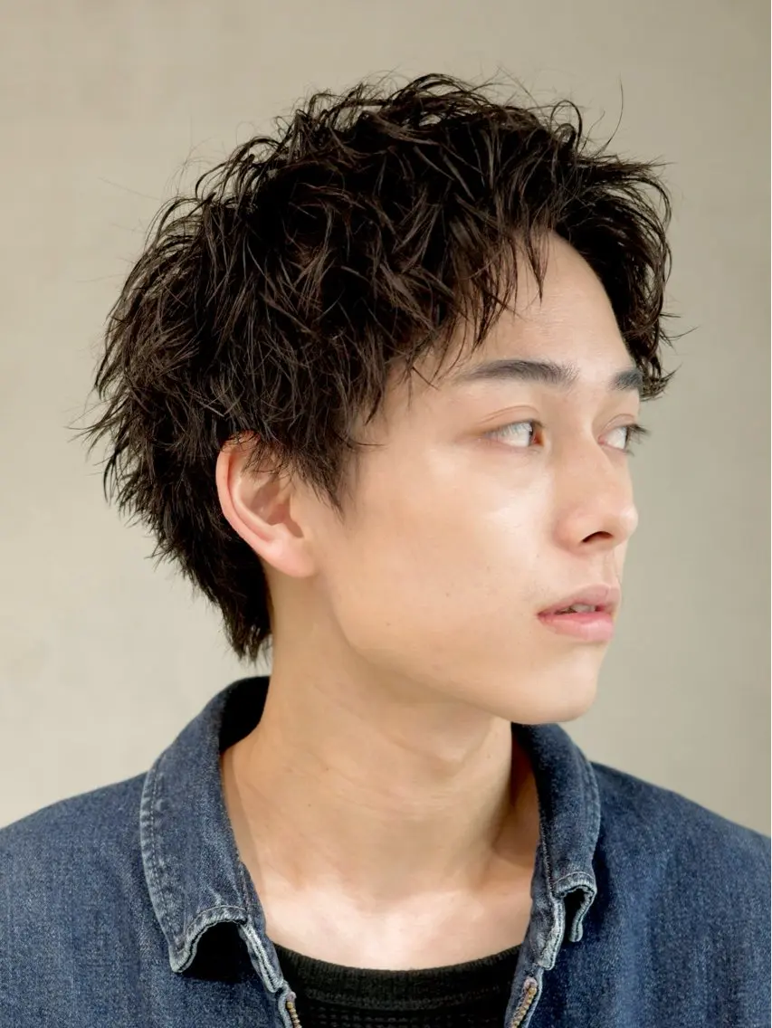 ショート パーマ ショートヘア カット パーマ クドウレイ fifth神南のヘアスタイル