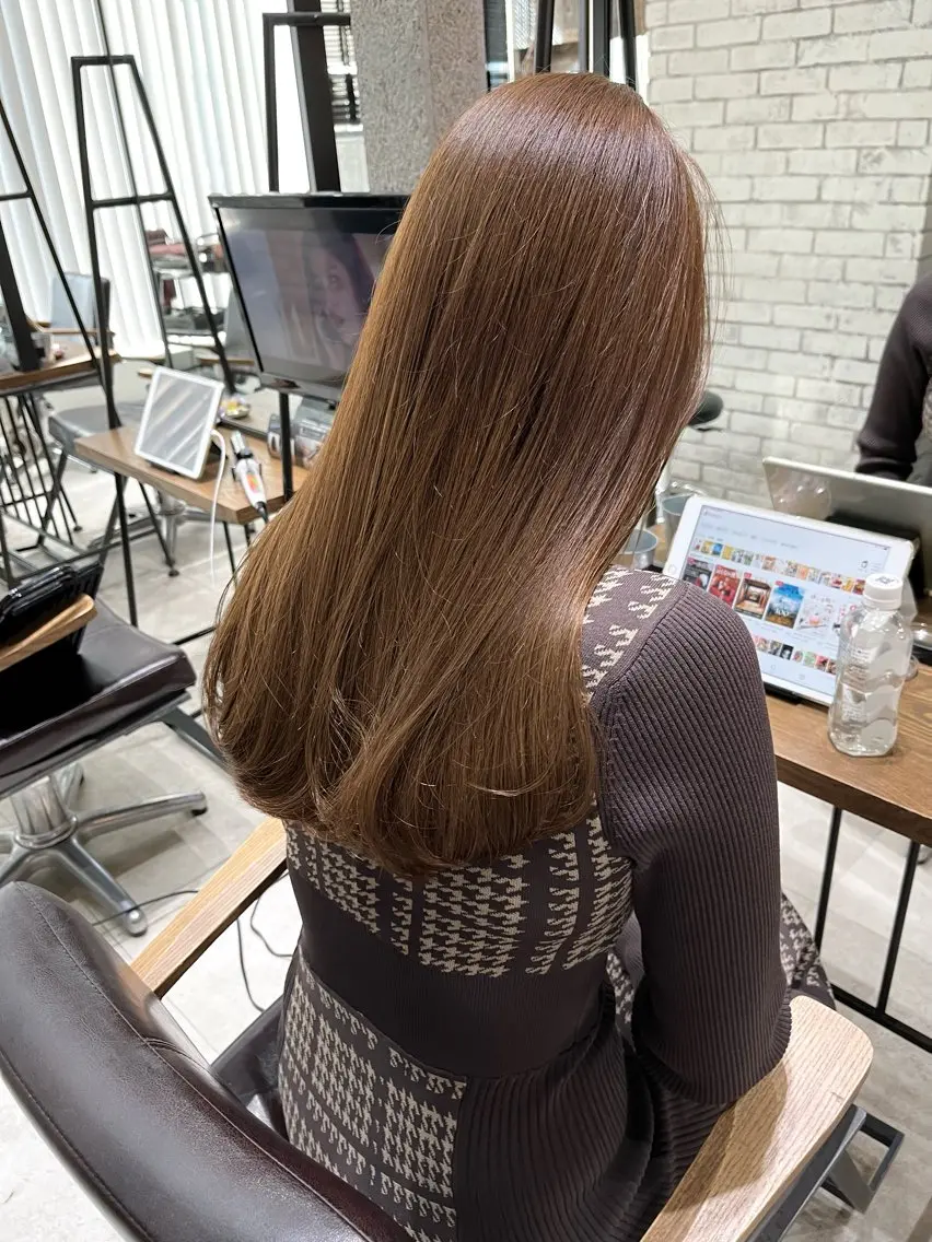 ロング ヘアアレンジ 髪質改善 ヨシンモリ 韓国風ヘア トリートメント ワンホンヘア 🌈外国風ハイライト こうたろうのヘアスタイル