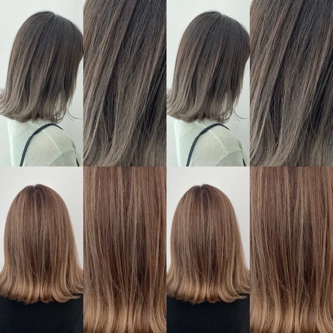 ミディアム カラー ヘアカラー ✨韓国艶髪✨ケア ブリーチ🫧アキラのヘアスタイル