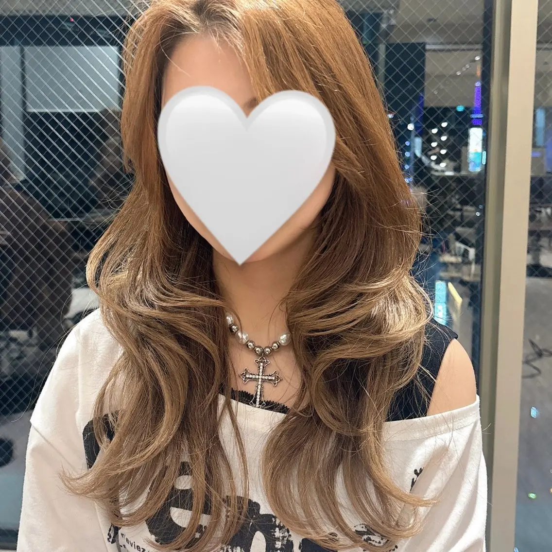 ロング 🎀韓国ヘア🎀 𝓡𝓲𝓷𝓱𝓪のヘアスタイル