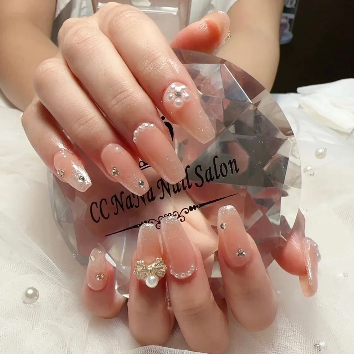 ネイル 持ち込み ハンドネイル CCNaNaスカルプ 長さだし専門💎Yoのネイルデザイン
