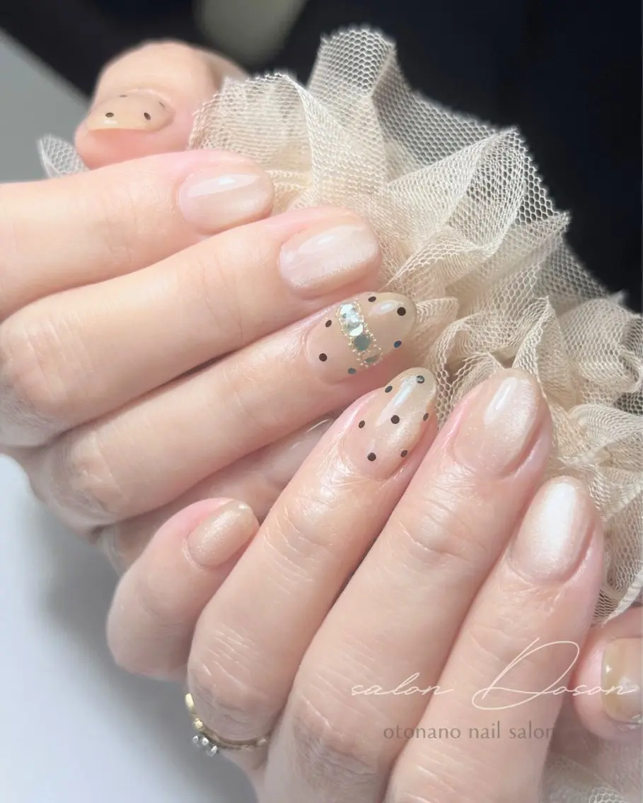 ネイル アートネイル ドット フットネイル 大人のネイルサロン salonDosonのネイルデザイン