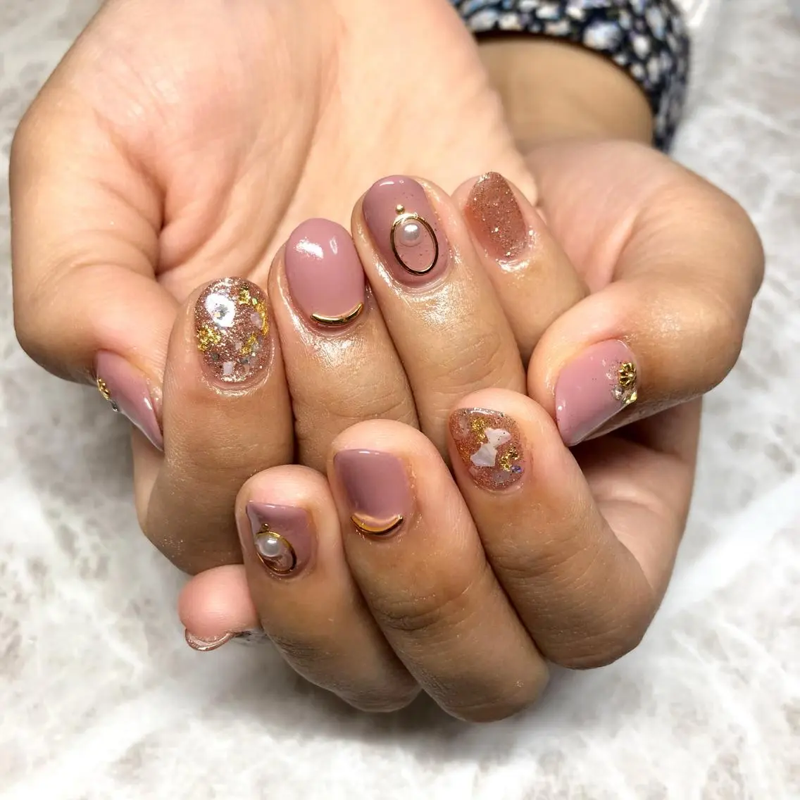 ネイル キラキラネイル ラメ(グリッター) luana nailのネイルデザイン