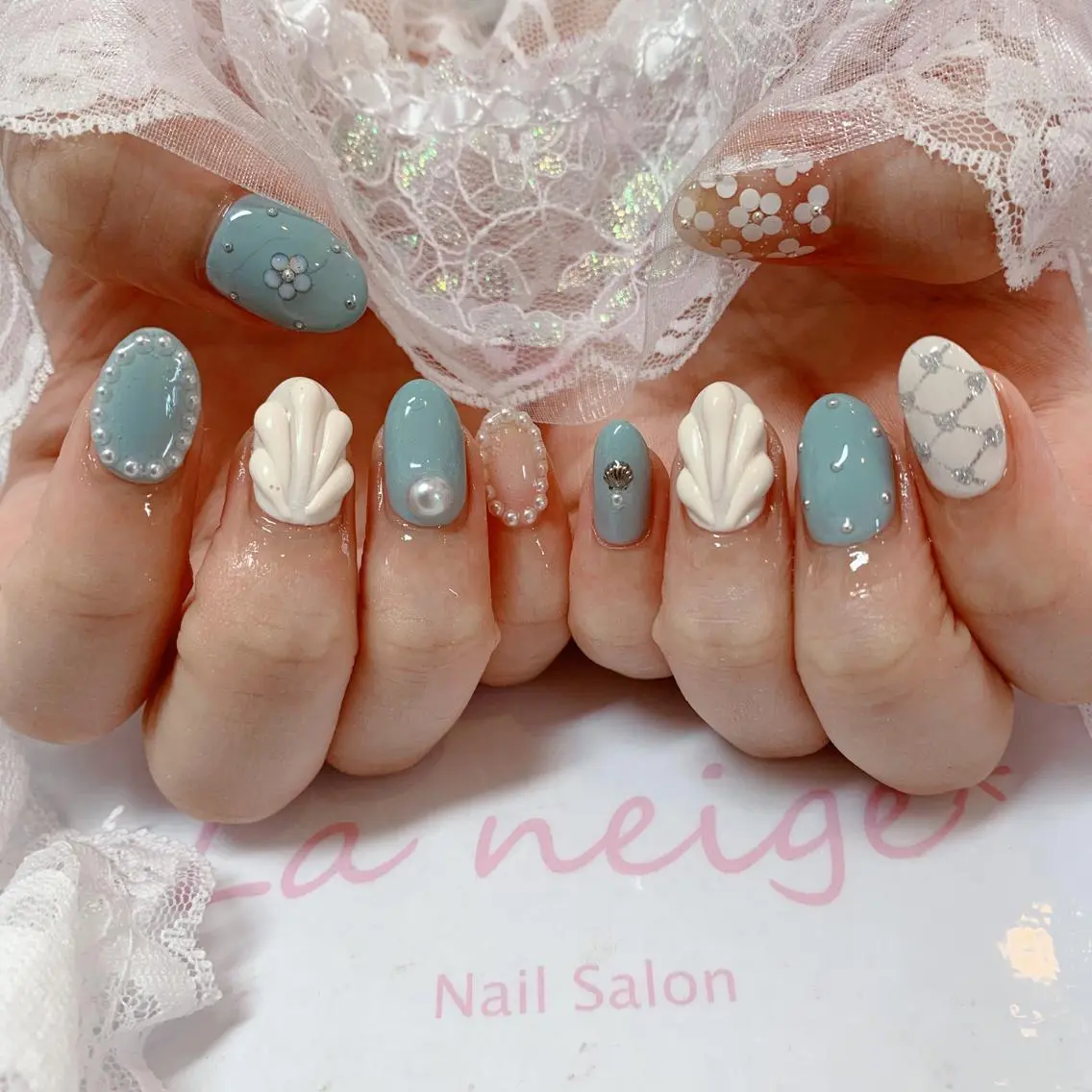 ネイル ハンドネイル La neige* yuki 🐩🌙のネイルデザイン
