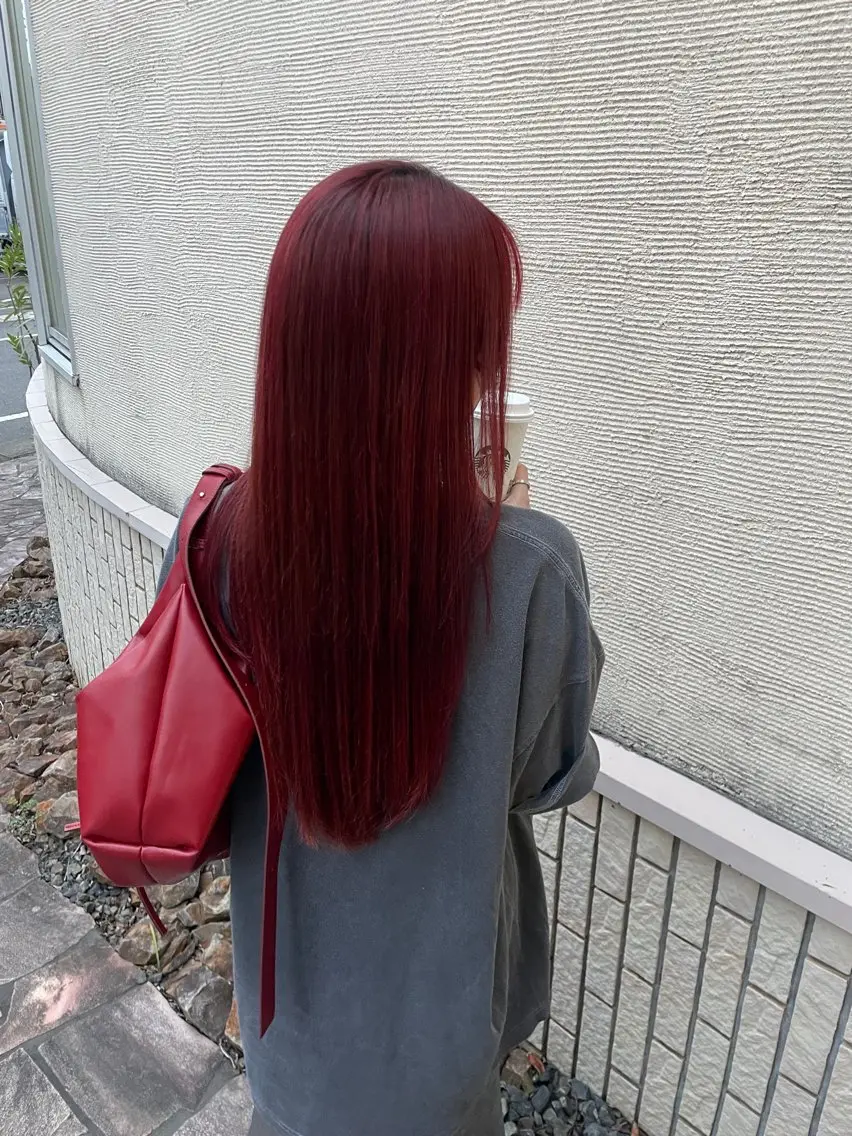 カット＋ブリーチダブルカラーの写真