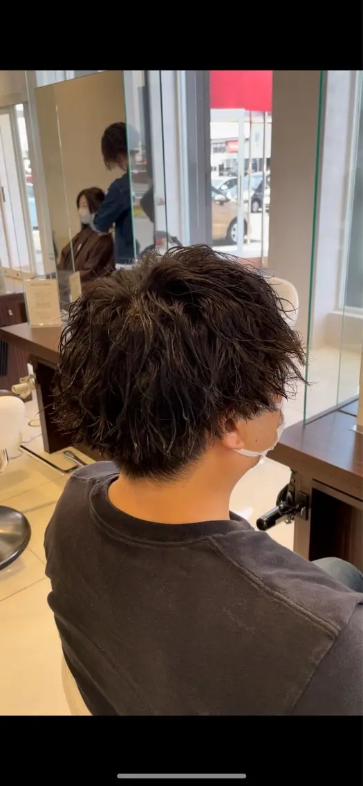 ショート パーマ メンズ ✂︎山﨑 涼太✂︎のヘアスタイル