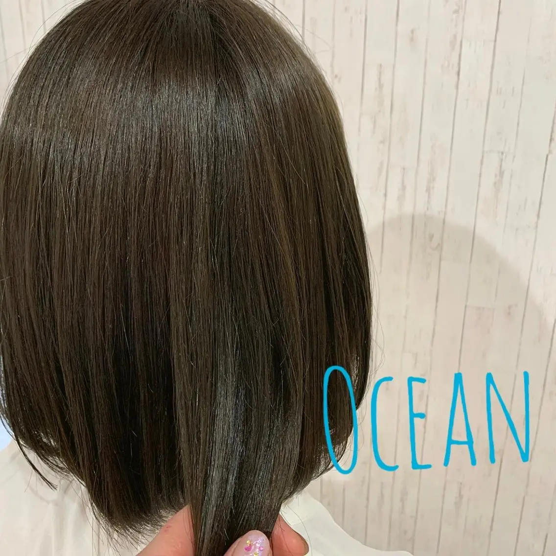 ミディアム カラー 透明感カラー イルミナカラー カぺリベラ 香里園店のヘアスタイル