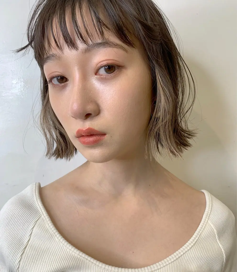 カラー 極上の艶髪 RINAのヘアスタイル