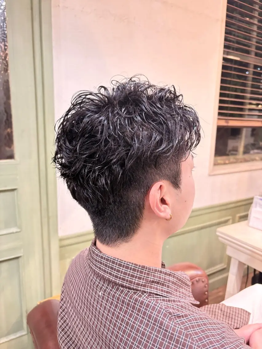 パーマ メンズ メンズパーマ カット パーマ 🌻 miyu🌻のヘアスタイル
