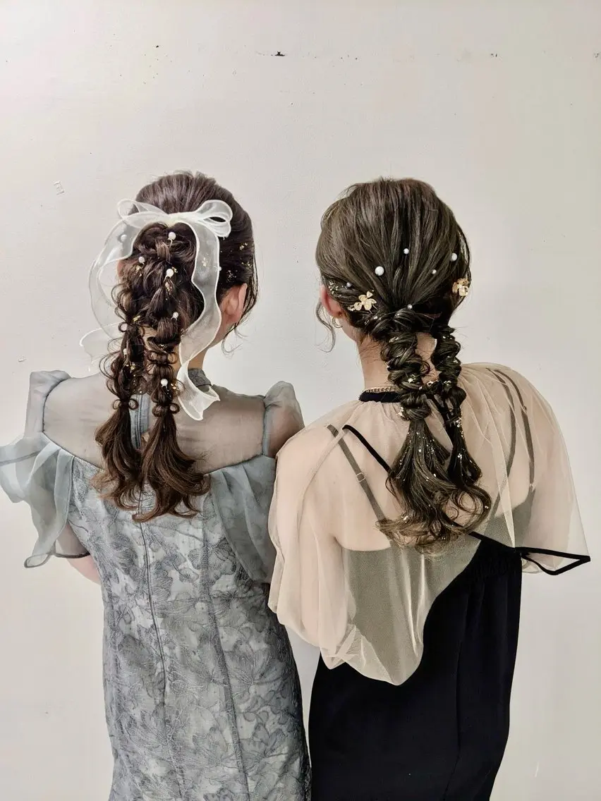ヘアアレンジ ヘアセット ヘアセットサロン ココのヘアスタイル
