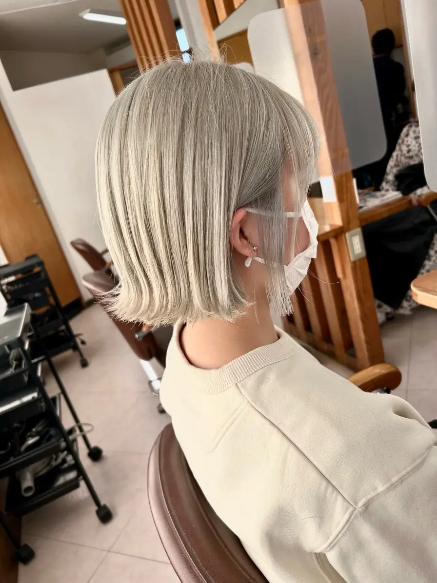 ミディアム カット 比嘉 秀弥のヘアスタイル