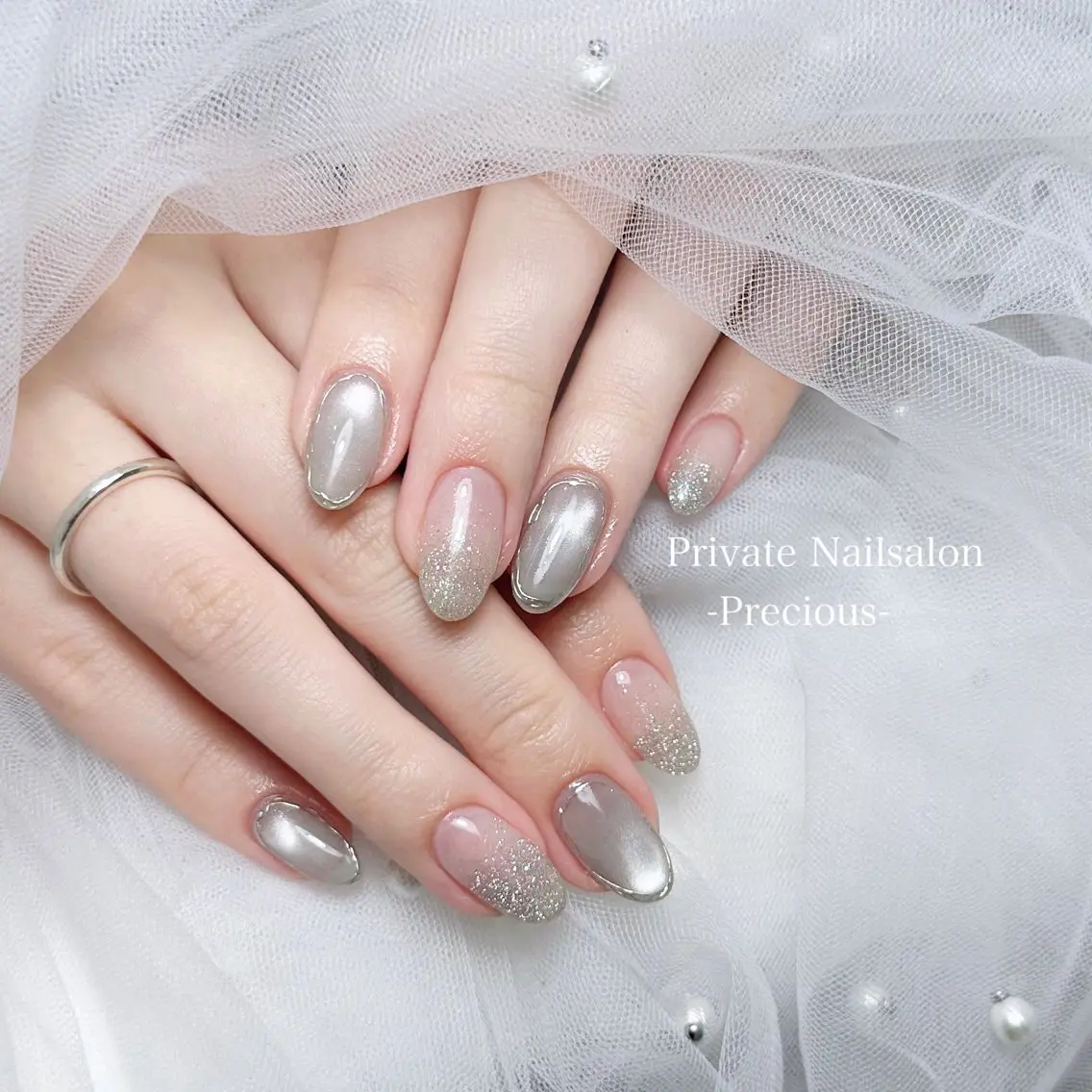 ネイル ハンドネイル Precious *･゜のネイルデザイン