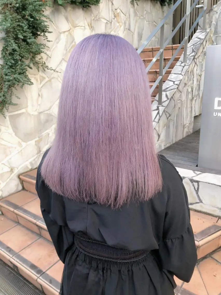 【ブリーチしたくない方♡】ブリーチなしダブルカラー➕カット➕高補修シャンプー➕高補修2Stepトリートメント💓✨の写真