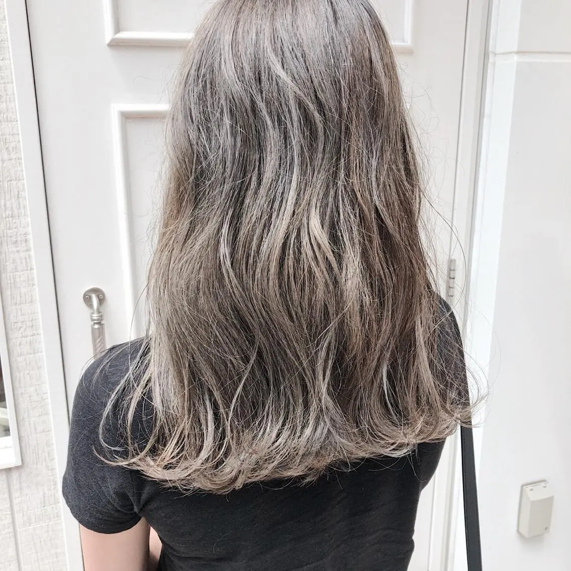 セミロング カラー グレージュ 🫟Blanco🫟 Color&Careのヘアスタイル