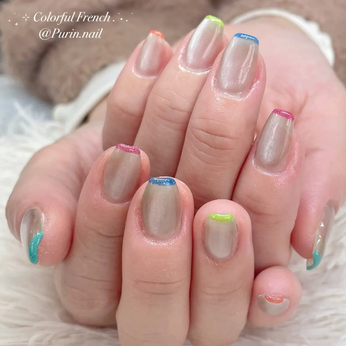 ネイル ハンドネイル Nails by Purin🍮のネイルデザイン