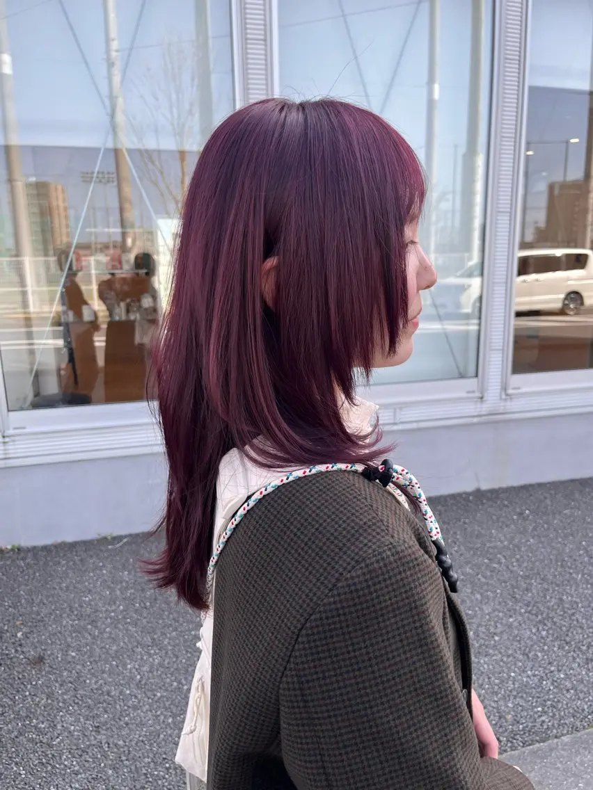 ロング 平間 稔希のヘアスタイル