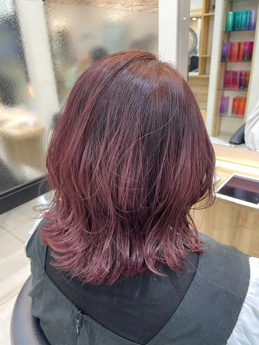 ミディアム カラー ブリーチ カット ヘアカラー 田野倉NEXT店 美髪ニストのヘアスタイル