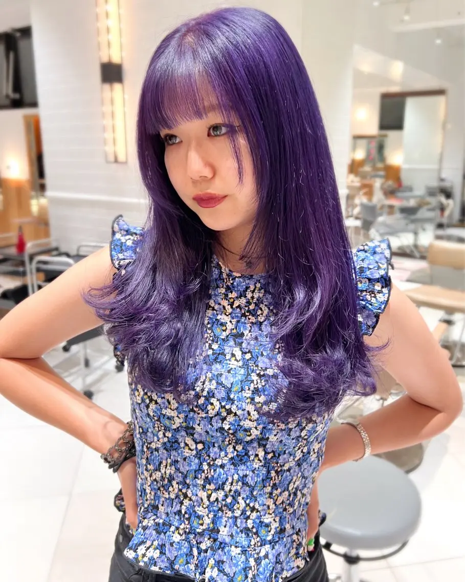ロング カラー ブリーチ ♡ KANON ♡のヘアスタイル