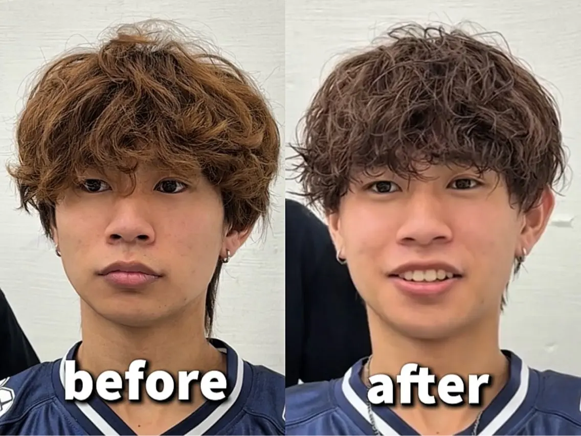 メンズ メンズパーマ 中嶋千挙人 メンズ特化のヘアスタイル