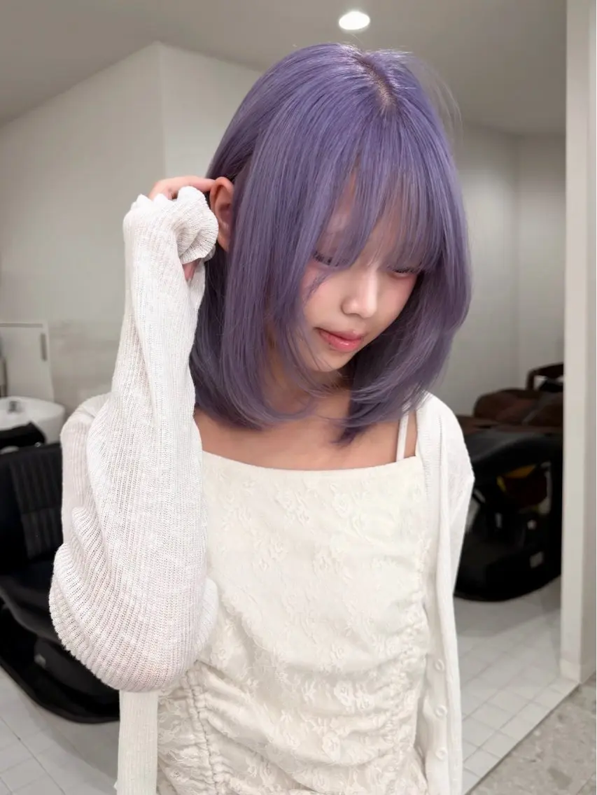 ミディアム カラー 大阪梅田/ イマムラミヅキのヘアスタイル