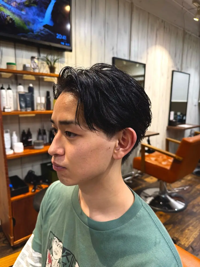 ショート メンズ ビジネス メンズ就活ヘア 刈り上げ ショートヘア カット Daichi /メンズ専門のヘアスタイル
