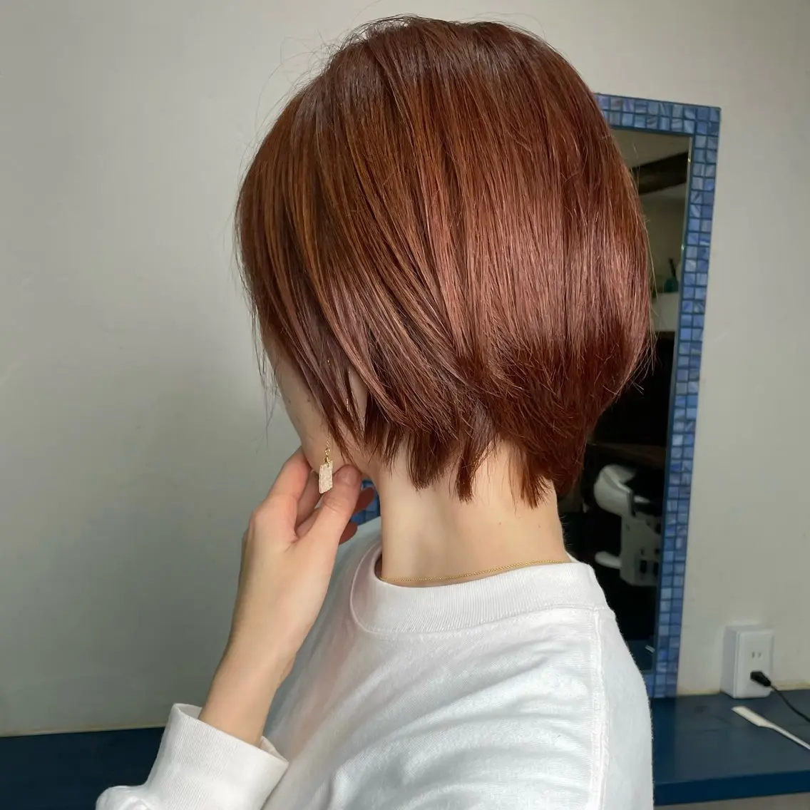 ショート カラー ブラウンカラー オレンジ オレンジブラウン カット ヘアカラー トリートメント 🌿calm🌿似合 わせ💐齋藤なな💐のその他イメージ