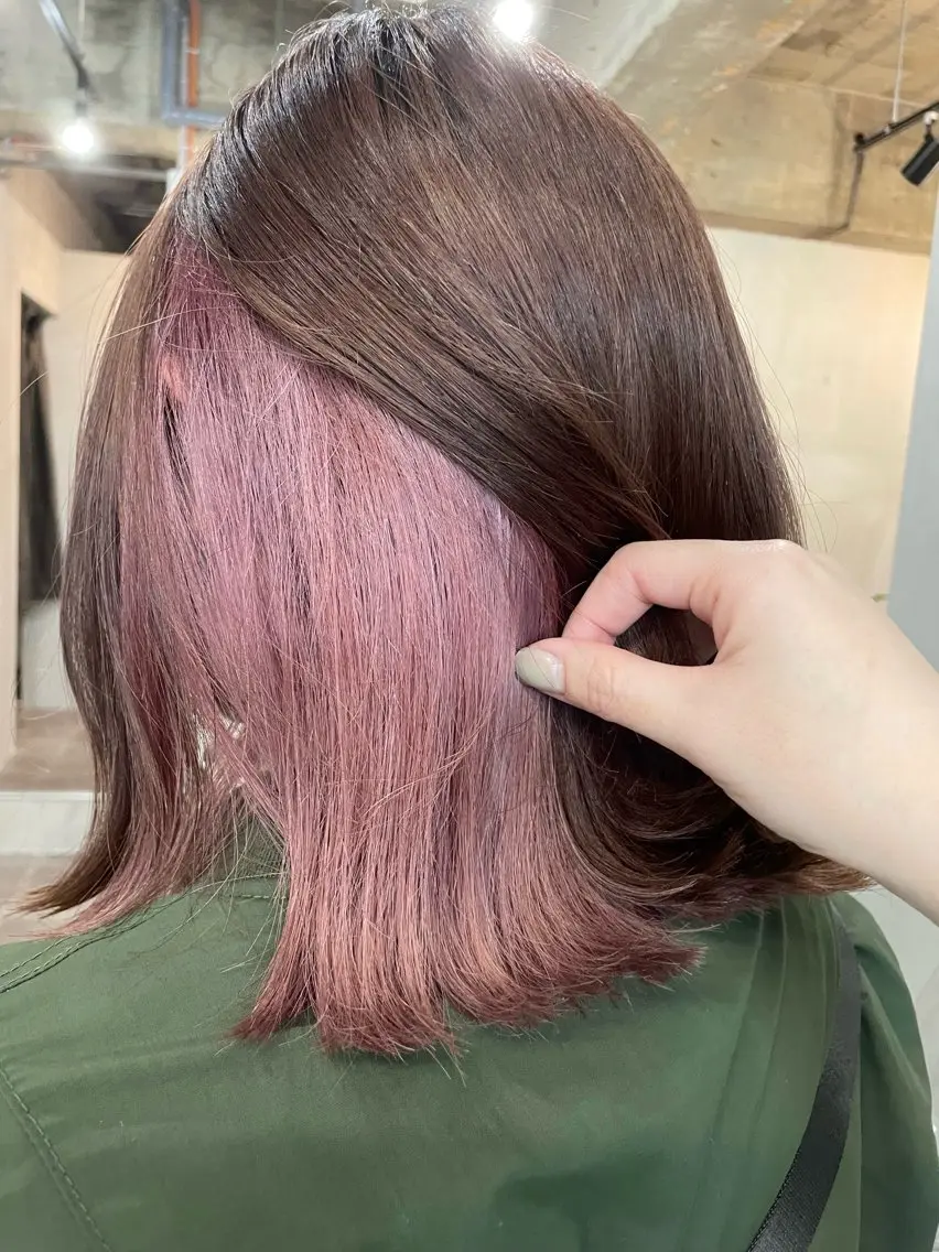 ミディアム トリートメント ヘアカラー トリートメント ALLEN hair /まなのヘアスタイル