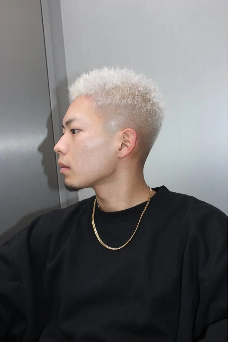 ⚠️4月限定⚠️カット×ブリーチ×パーマの男前3点SET ¥⚙️✨の写真