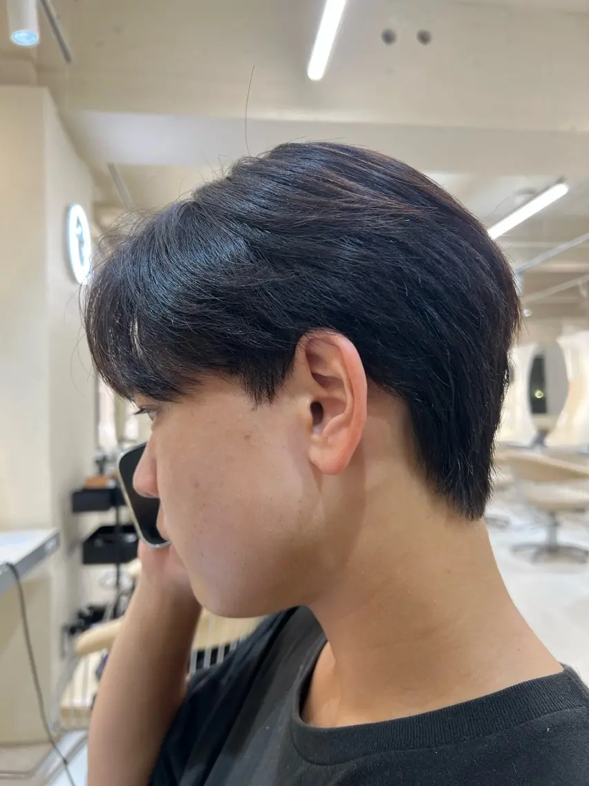メンズ 縮毛矯正 トリートメント 重松 丈博のヘアスタイル